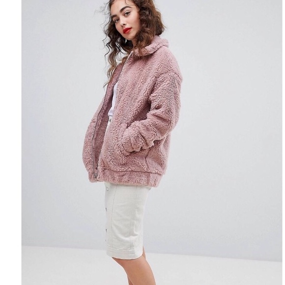 Trend Alert Asos Teddy Bomber Jacket 